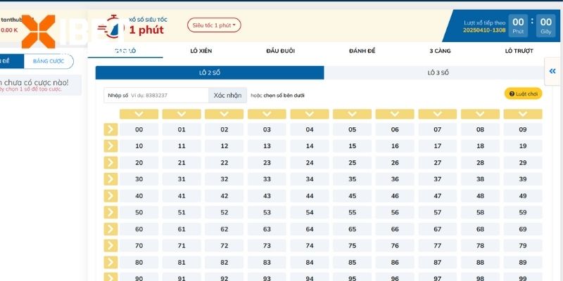 Nhà cung cấp xổ số tại XIBET đẳng cấp nhất 